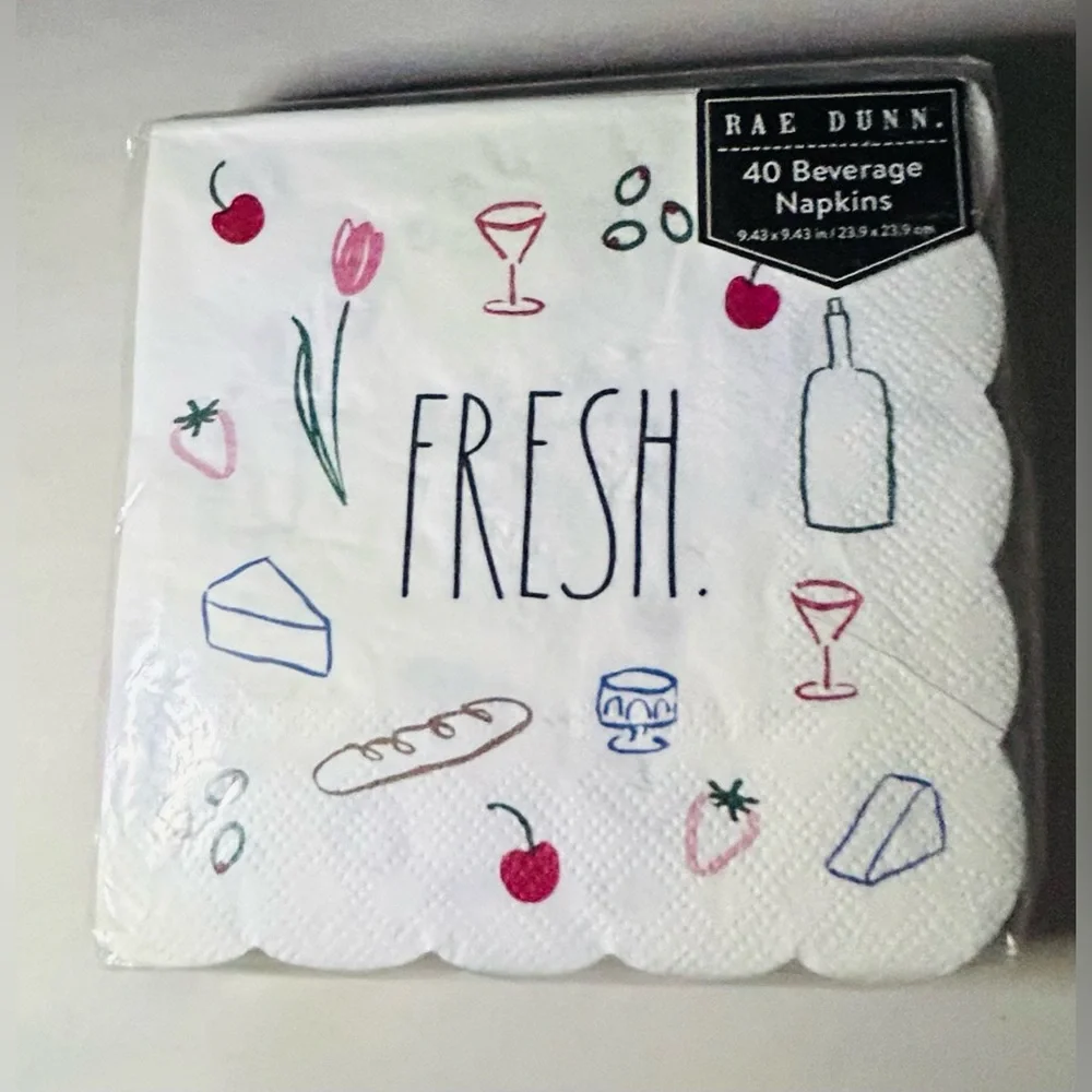 New Rae Dunn Dessert Plates 8